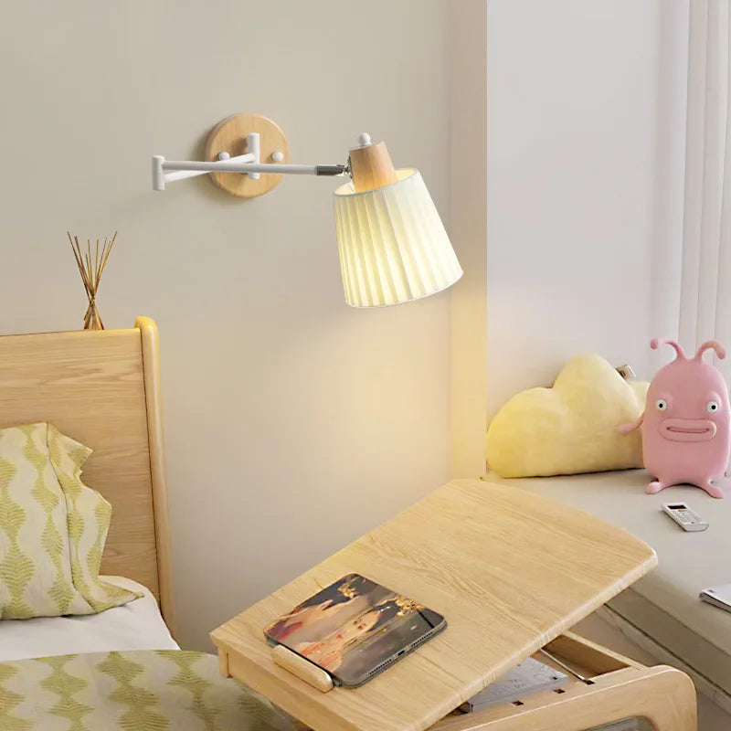 applique murale rétractable moderne pour lecture et étude - vue 2 sur 13
