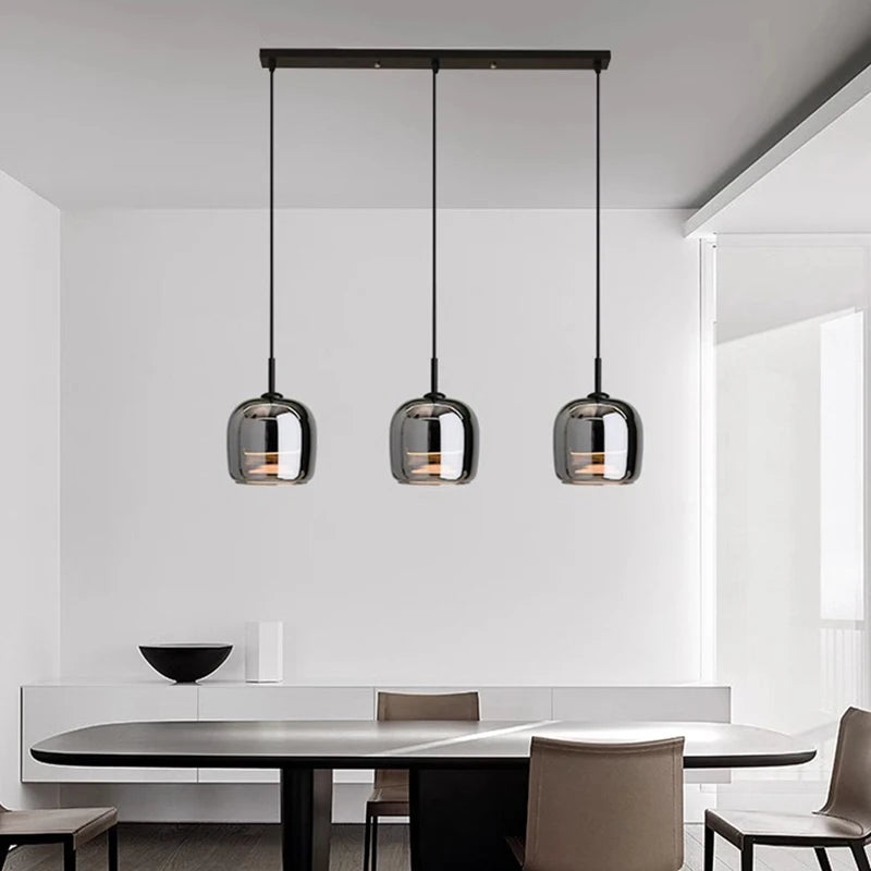Chambre moderne salle à manger décorative led plafonniers lampes suspendues éclairage intérieur éclairage intérieur plafonnier lustre - vue 2 sur 9