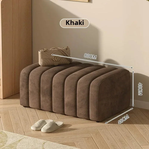 banc à chaussures design moderne avec repose pieds doux et confortable - vue 23 sur 26