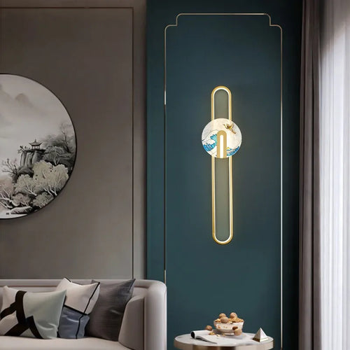 applique murale moderne de style chinois créatif et élégant - vue 4 sur 16
