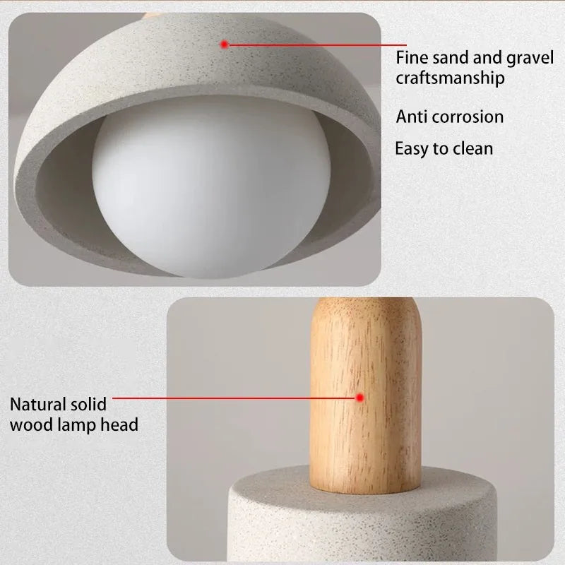 suspension design en ciment pour intérieur moderne et décoratif - vue 5 sur 8
