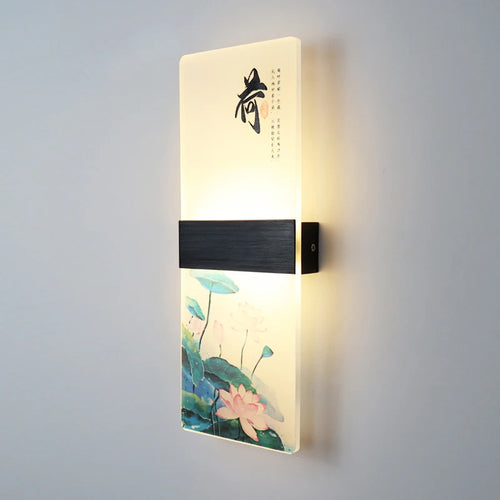 applique murale japonaise en acrylique pour décoration moderne - vue 5 sur 14