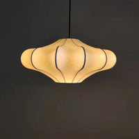 lustre en soie nordique pour décoration intérieure élégante
