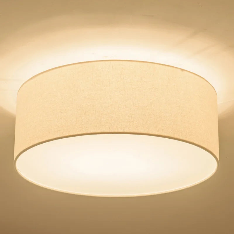 Plafonnier en tissu Simple nordique - vue 3 sur 8