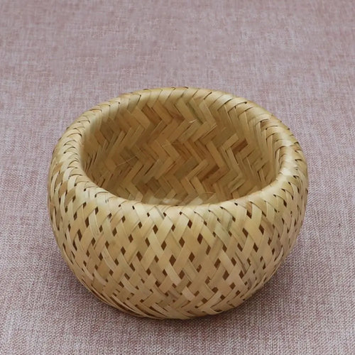 panier rond pour rangement légumes bonbons collations et outils - vue 6 sur 6