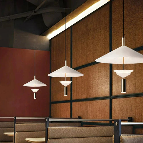 lustre en métal 3000k 	té style pour boutique - vue 5 sur 14