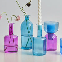 bougeoir en verre pour décoration de mariage et intérieur