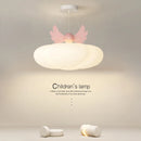 lustre mignon nuage ailes d'ange pour chambre de bébé