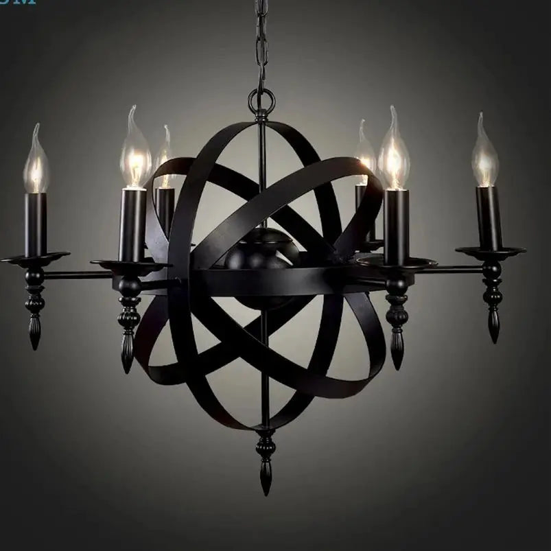 Style américain rétro Vintage Loft industriel fer suspension pour salon Bar Restaurant maison luminaires décor