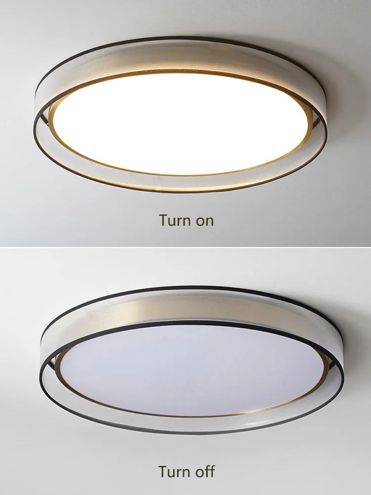 plafonnier led moderne rond nordique lampe de soleil créative - vue 4 sur 11