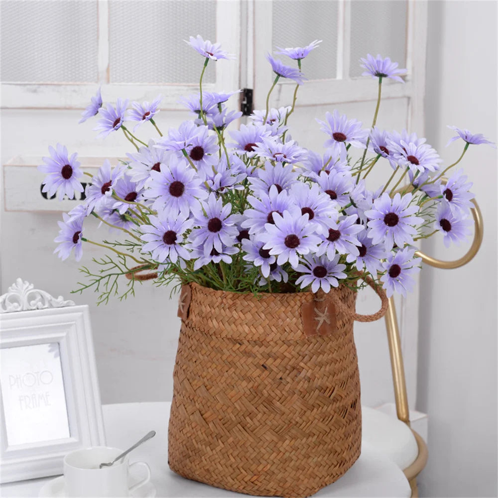 fleurs artificielles marguerites pour décoration mariage et bricolage - vue 4 sur 13