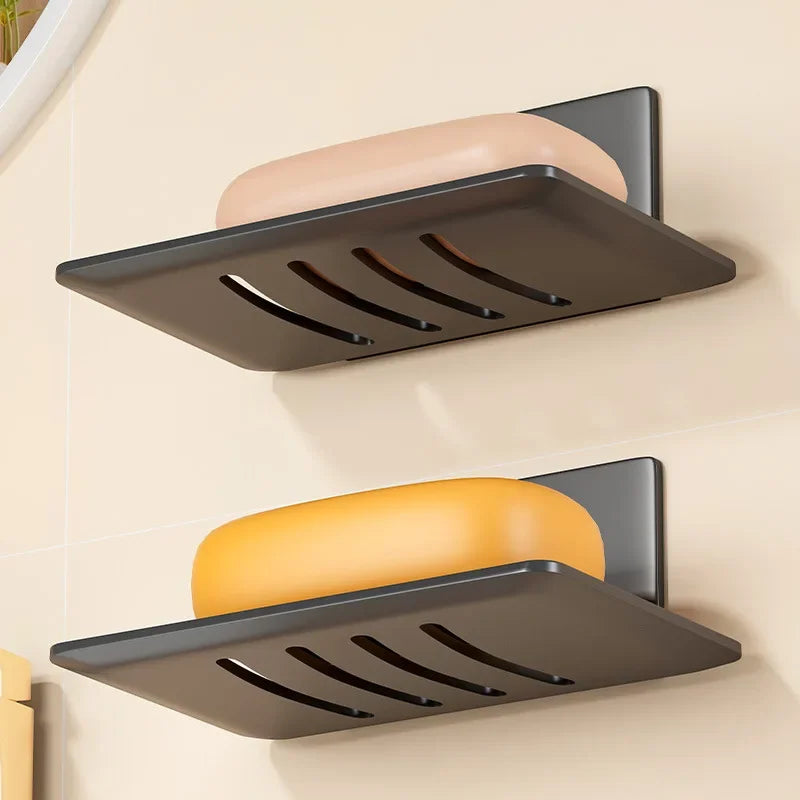 porte-savon mural en aluminium pour rangement et organisation - vue 4 sur 9