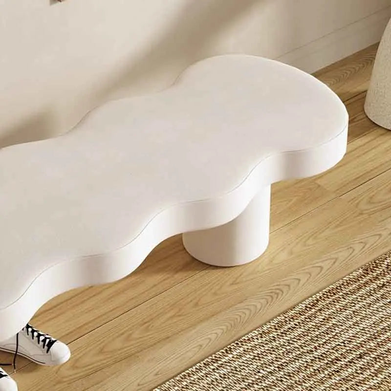tabouret en velours nordique créatif pour loisirs et détente - vue 7 sur 10
