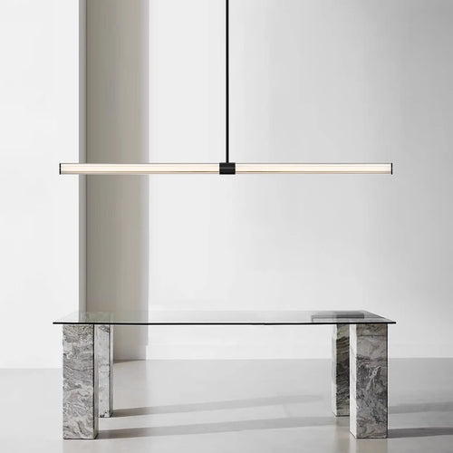 plafonnier moderne en verre pour bar et restaurant minimaliste