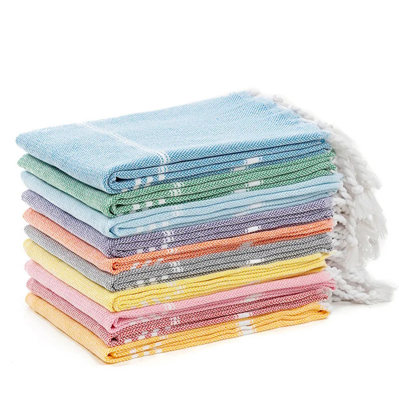 serviette de plage extra large sechage rapide coton - vue 5 sur 7