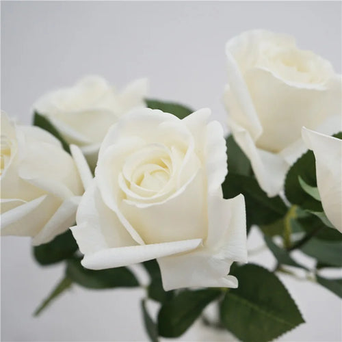 fleurs artificielles en latex pour décoration élégante et réaliste