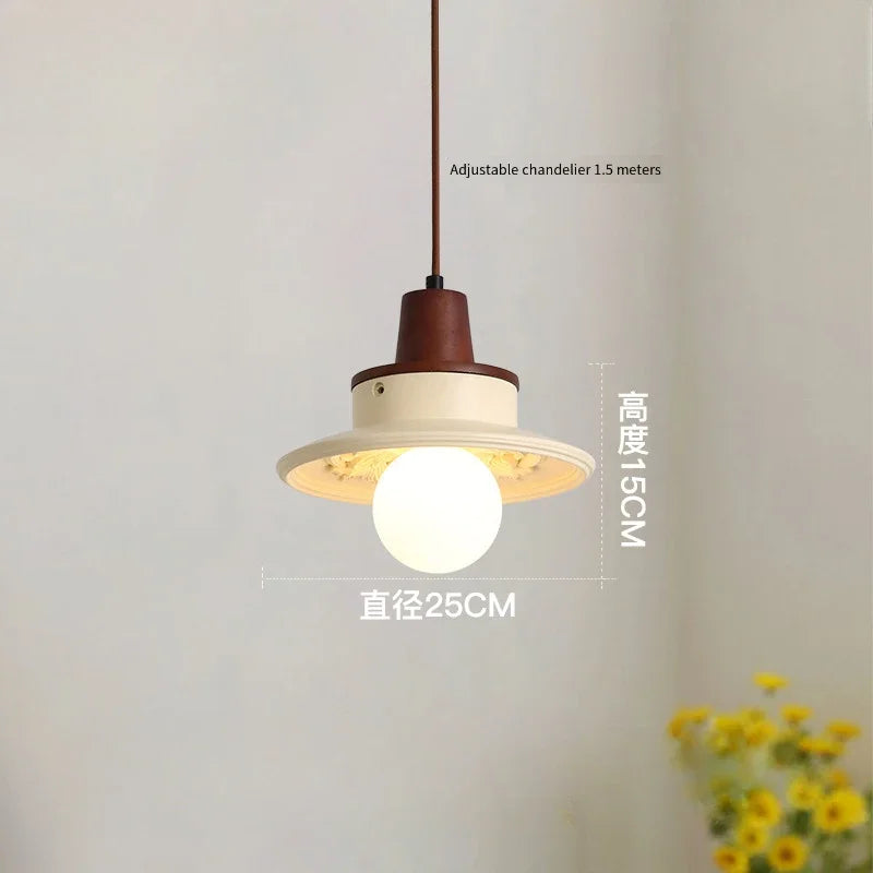 lustre créatif antique en résine pour décoration rétro - vue 10 sur 14