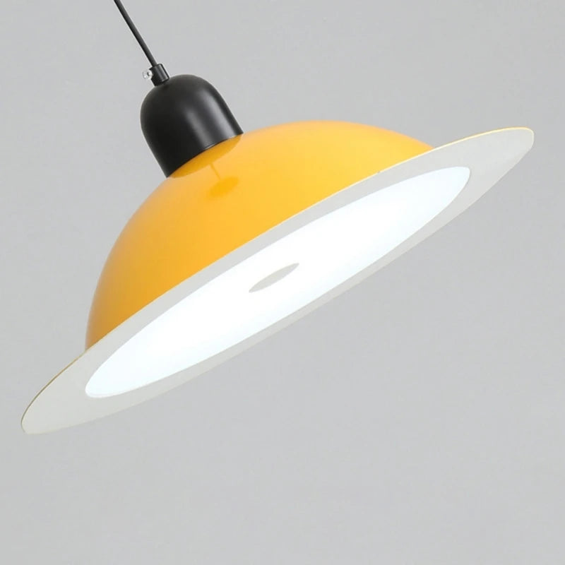 suspension led en métal avec lumière modifiable