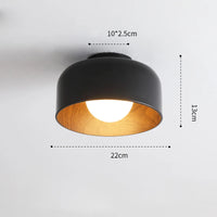 Plafonnier design abat-jour en métal pour Éclairage intérieur
