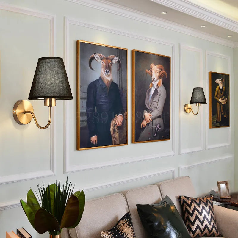 applique murale tissu led décoration intérieur éclairage - vue 6 sur 10