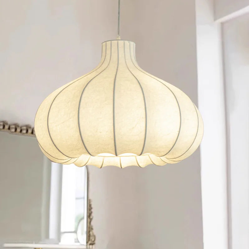 suspension rétro en soie pour une décoration créative élégante