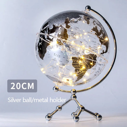 guirlande lumineuse globe étoilé à piles pour décoration - vue 8 sur 11