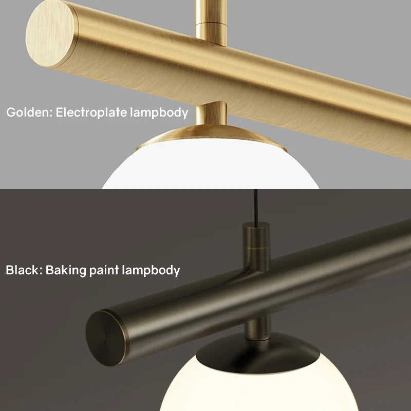 Lustre de salon minimaliste moderne - vue 7 sur 16