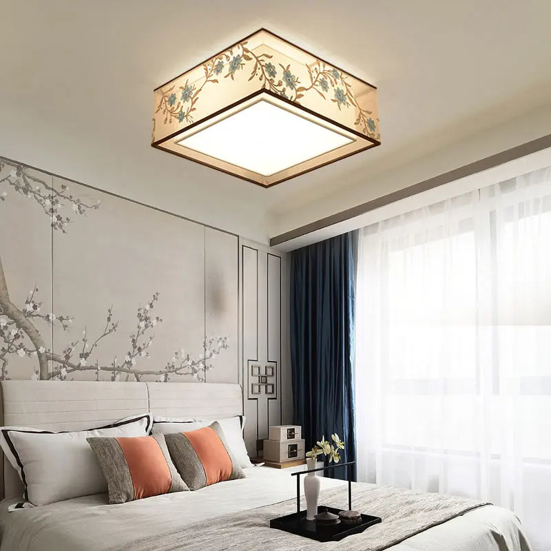 lustre chinois rétro pour un éclairage élégant et chaleureux - vue 6 sur 17