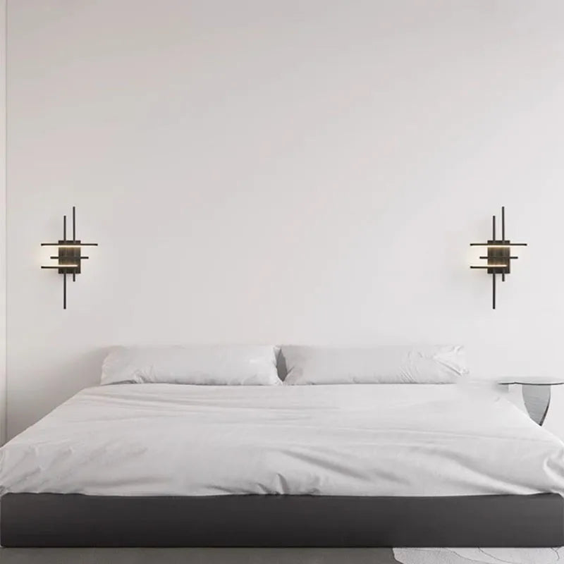 applique murale led minimaliste en laiton - vue 4 sur 8