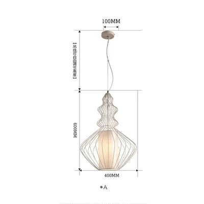 suspension vintage aristocrat pour restaurant et hôtel haut plafond - vue 12 sur 14