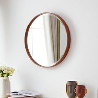miroirs décoratifs ronds adhésifs pour salle de bain et décoration murale