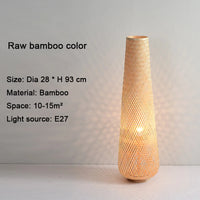 Suspension en osier bambou rétro