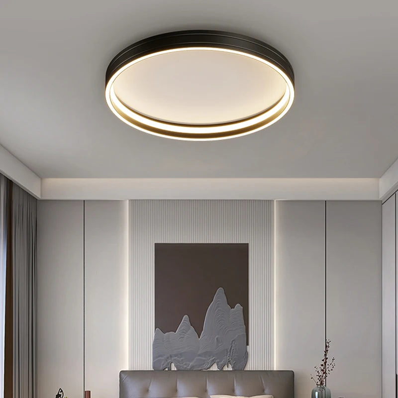 Plafonnier LED forme éclairage intérieur décoratif - vue 4 sur 18