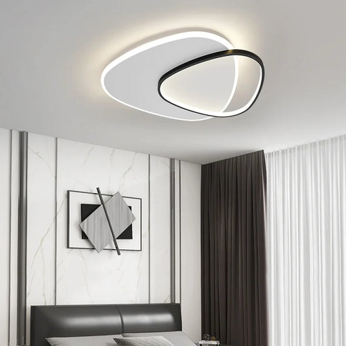 plafonnier led carré moderne avec télécommande pour décoration intérieure