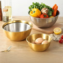 Set trois bols acier inoxydable cuisine mélange salades