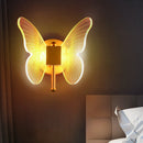 lustre papillon led suspension acrylique maison déco