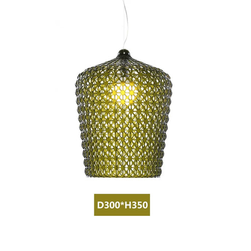 Living room pendant lamp, decorative atmosphere, wine bowl shape, Nordic modern creative and minimalist art pendant light - vue 12 sur 16