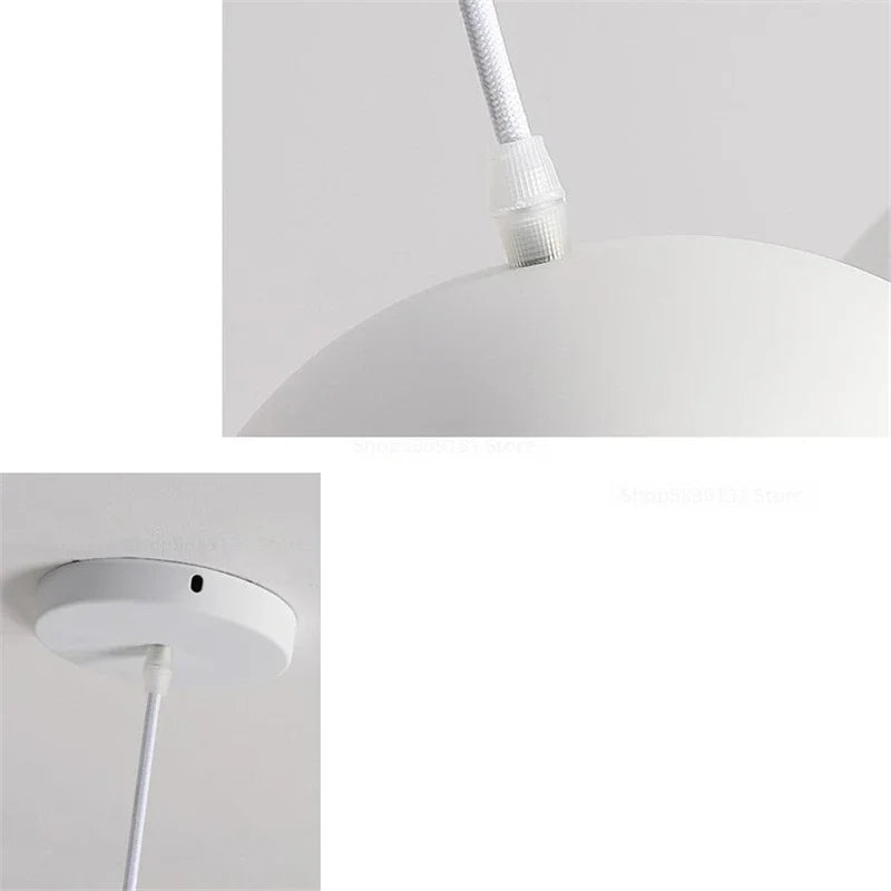 suspension moderne italienne design pour intérieur avec luminaires led - vue 5 sur 10