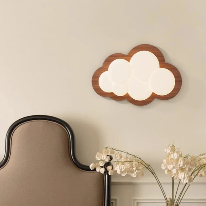 applique murale nuage décorative pour chambre d'enfant - vue 4 sur 10