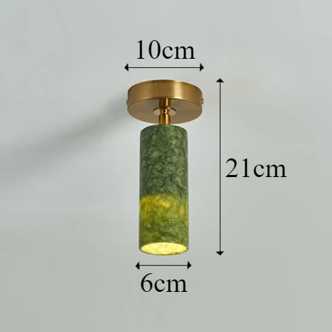lampe de balcon rétro en jade style ancien américain - vue 8 sur 11