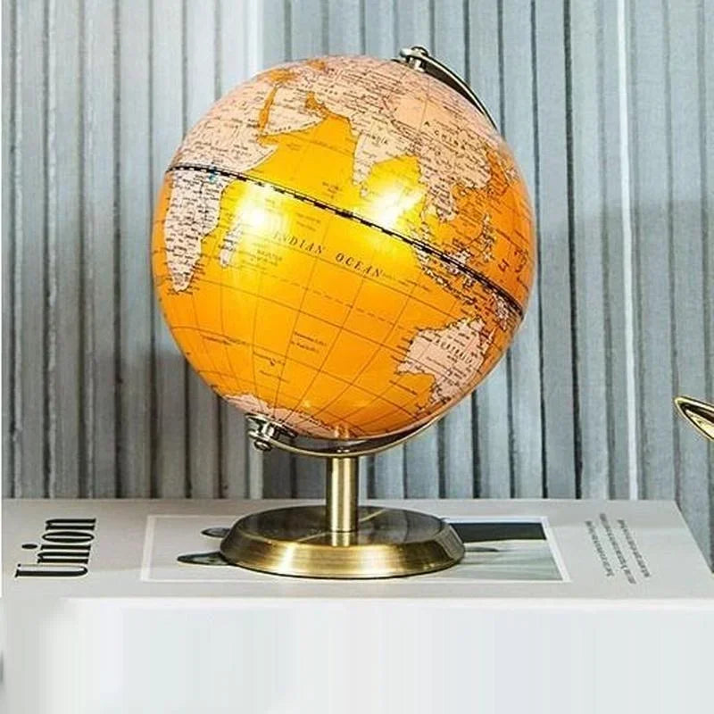 globe rotatif décoration artisanale style européen créatif pour bureau - vue 4 sur 11