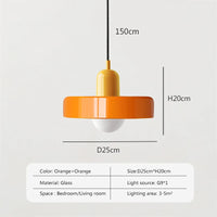 lampe suspendue nordique en verre pour intérieur décoratif