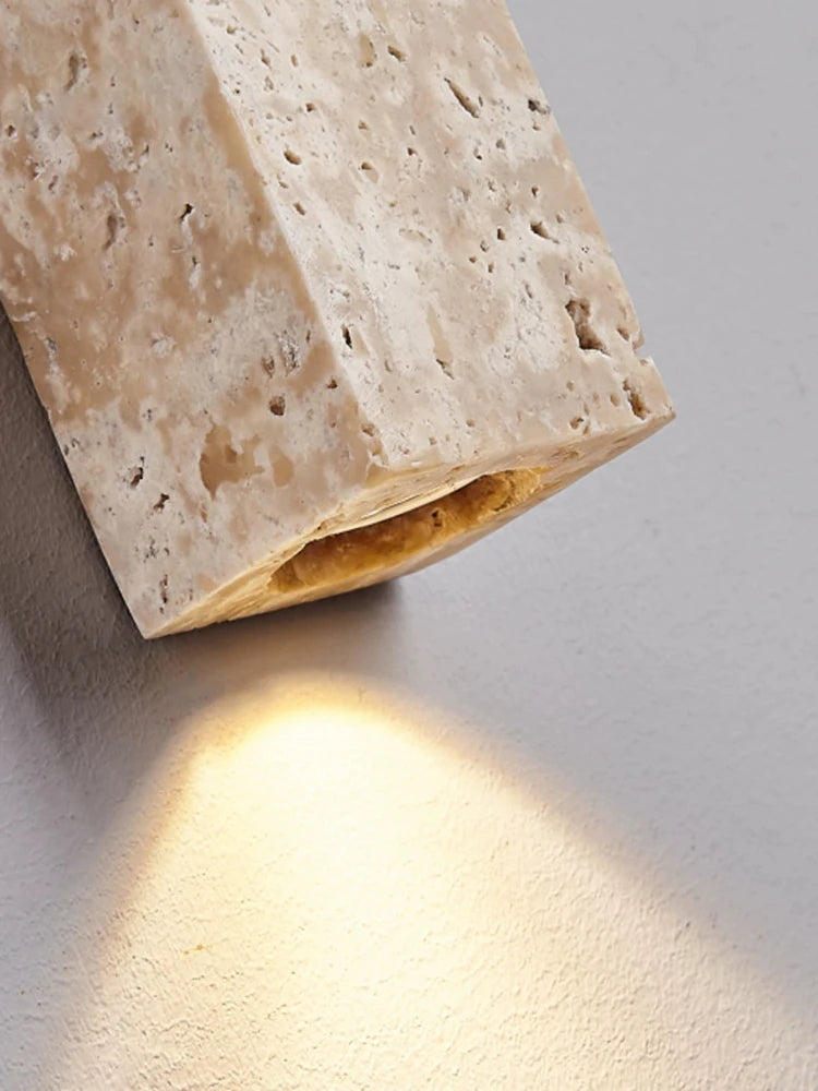 Longue applique LED rétro pierre chambre lampe de chevet Style crème éclairage d'ambiance pour escalier salon décoration de la maison - vue 3 sur 11