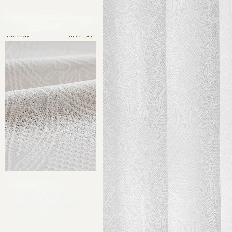 Voilage rideau léger style japonais pour salon chambre