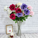 décoration florale en soie avec roses et branches pour fêtes