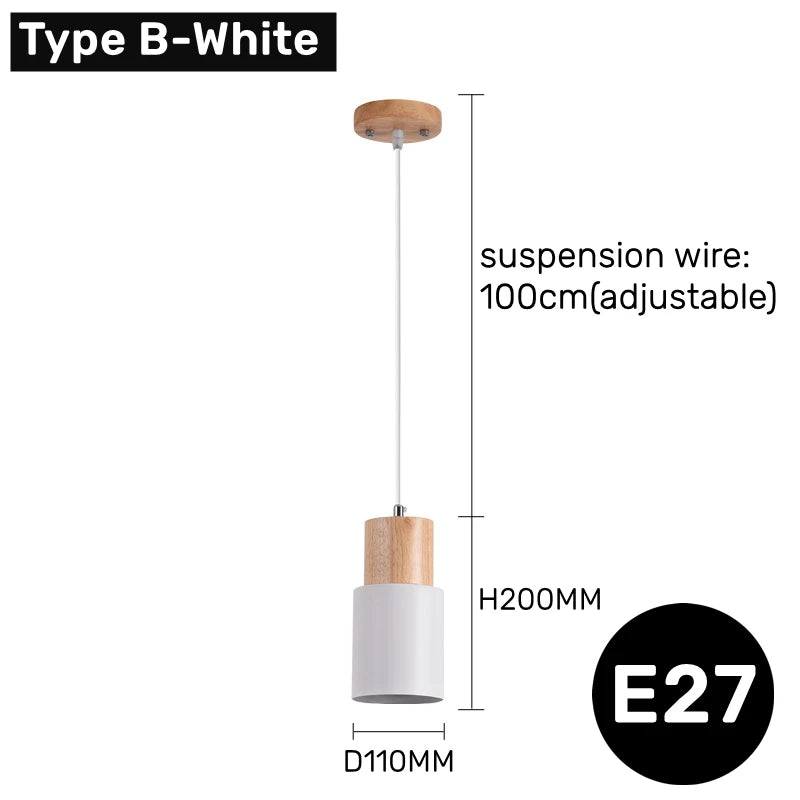 suspension Minimalisme moderne LED colorée Art - vue 13 sur 16