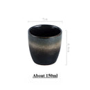 Tasse à thé japonaise ceramique style minimaliste epais