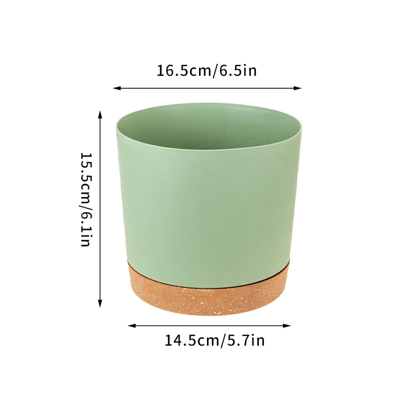 pots de fleurs automatiques avec soucoupe pour jardin et plantes - vue 12 sur 15