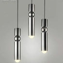 Suspension moderne nordique en métal avec lumière led suspendue