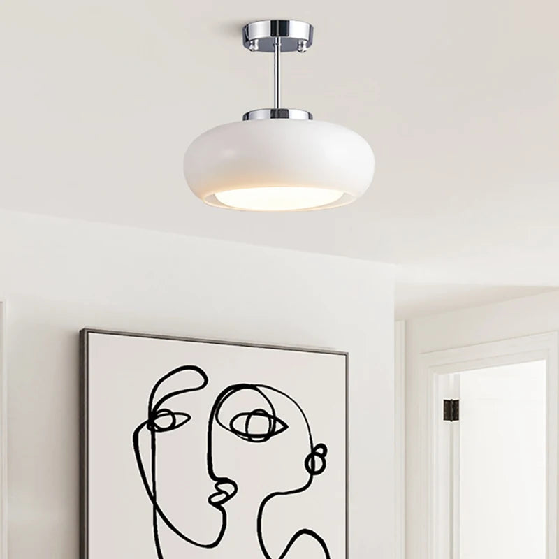 lustre moderne en verre luminaires suspendus métal doré et chromé